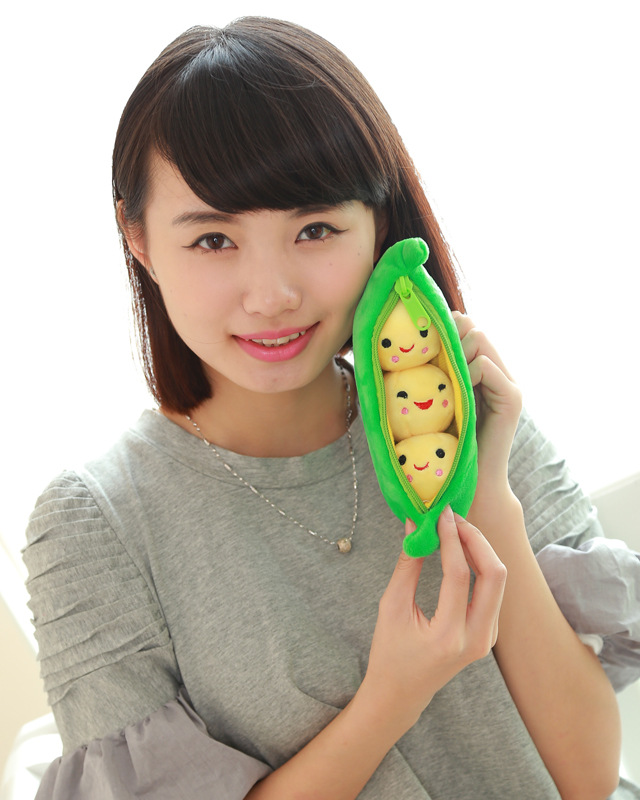 可爱豌豆抱枕公仔毛绒玩具大号豆子创意礼品娃娃玩偶女生生日礼物