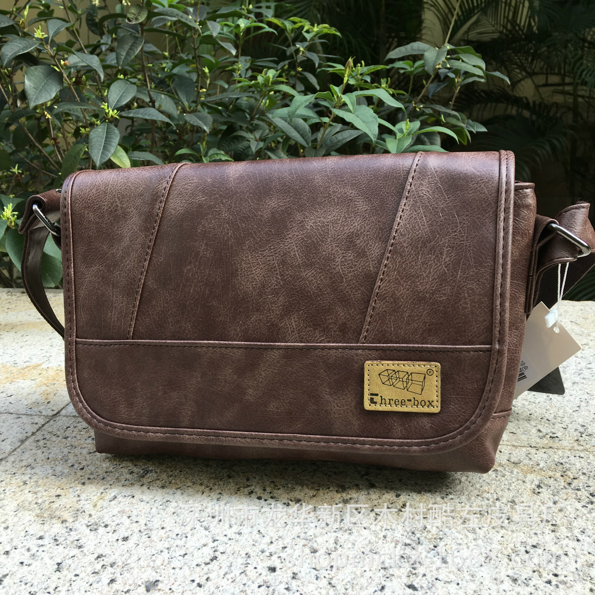 20116新款three-box韩版潮流男女学院休闲时尚单肩斜跨pu小包批发