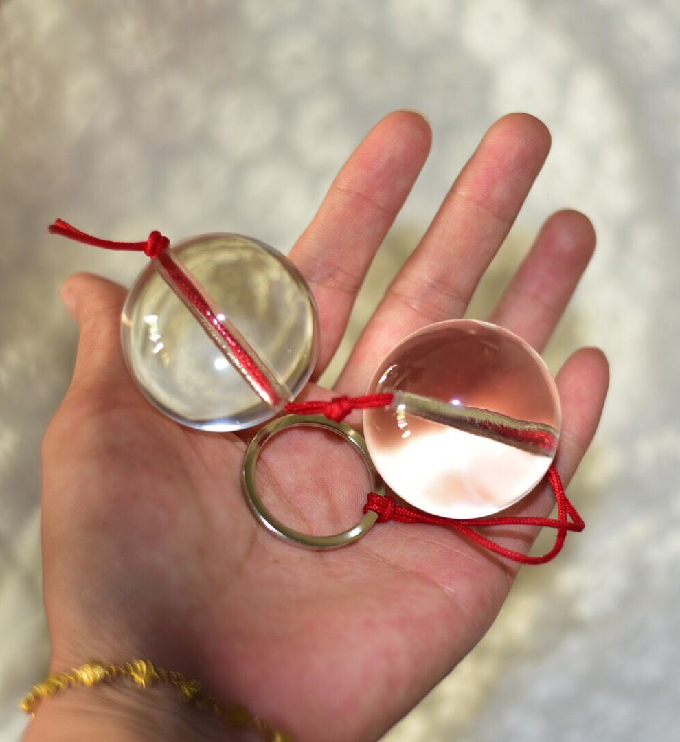 超大双球拉珠水晶玻璃刺激锻炼聪明球夫妻调情肛塞拉珠成人性用品