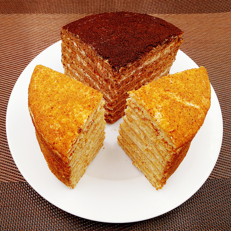 厂家直销俄罗斯俄之恋提拉米苏蛋糕提拉米苏6寸原味500g休闲零食