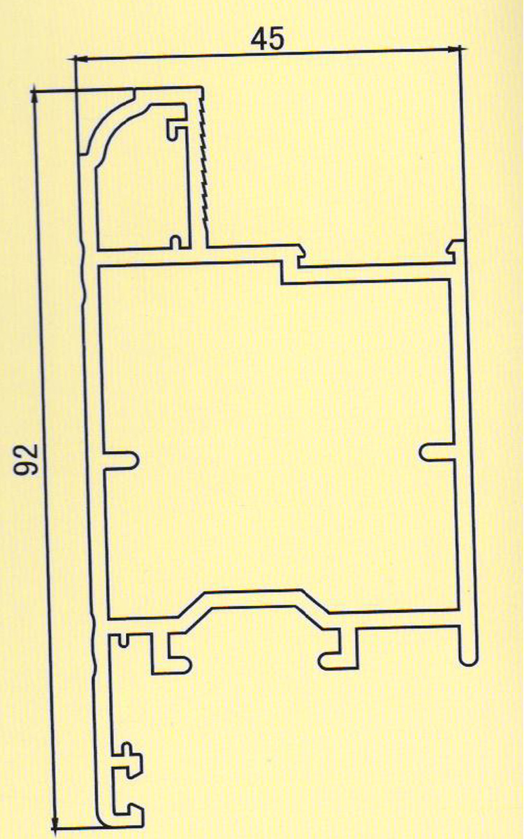 供应防盗92子母门铝合金防盗门铝合金室内套装门质量保证