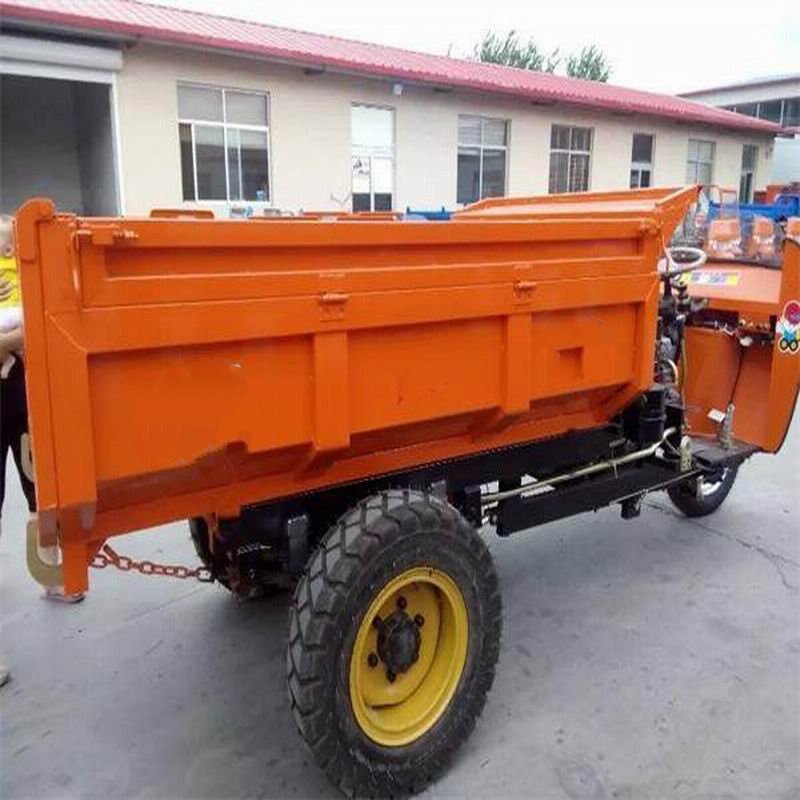 柴油自动卸载工程建筑材料运输车 自卸三轮车 小路三轮运沙车