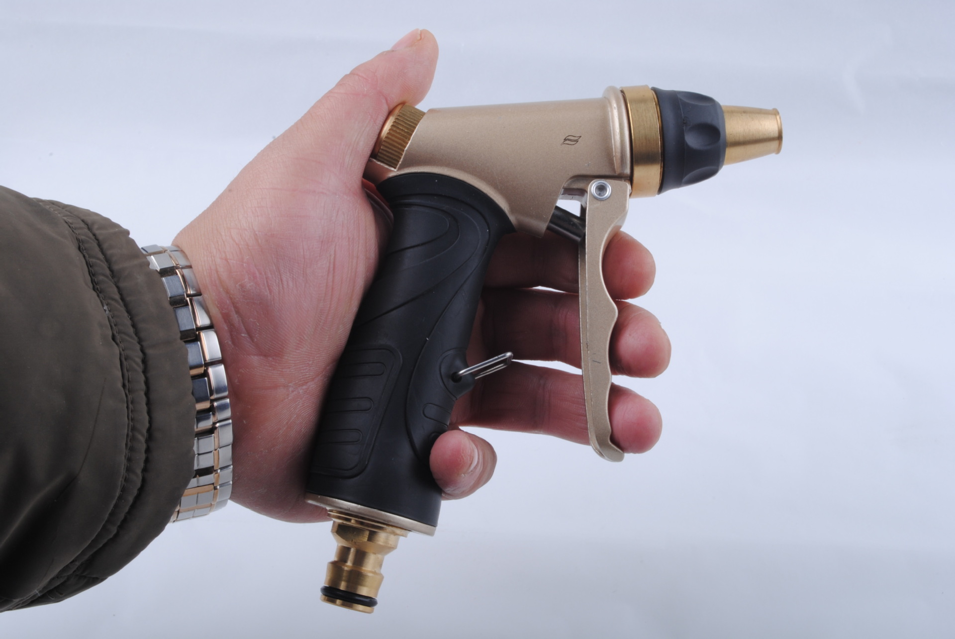 洗车水枪 烤漆金色高压洗车水枪喷枪 洗车场水枪 园林工具