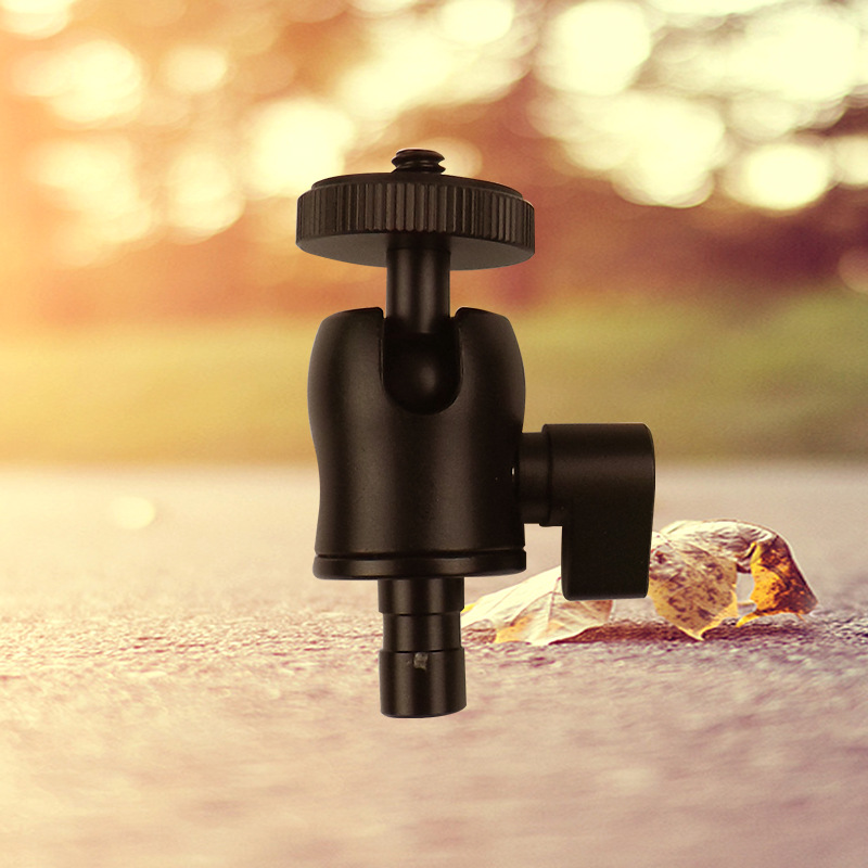 厂家定制批发 偏心锁球型云台 手机拍照自拍杆照相机金属云台