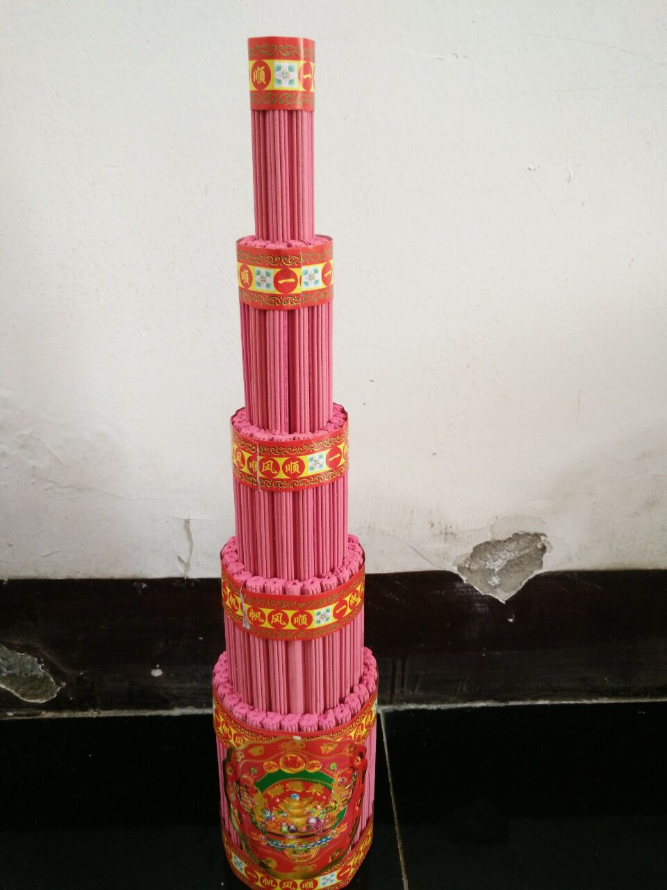 七层塔香 宝塔香 玫红 大红厂家批发精美包装