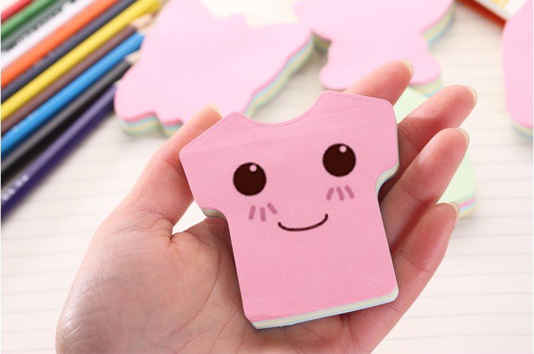 可爱造型创意便利贴 百事贴 n次贴 自粘便签本多色100张每本