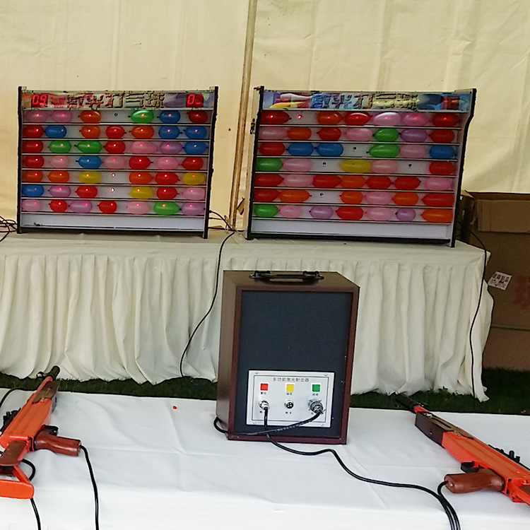 上海激光打靶激光打气球神枪手打气球双人射击游戏机租赁-阿里巴巴