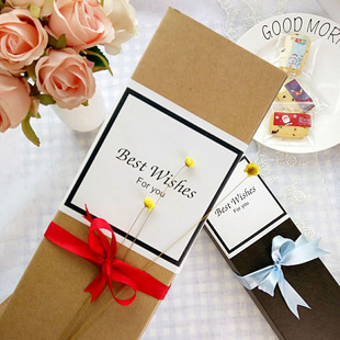 best wishes 封口贴 方形 礼品饼干蛋黄酥盒装饰不干胶贴纸20枚