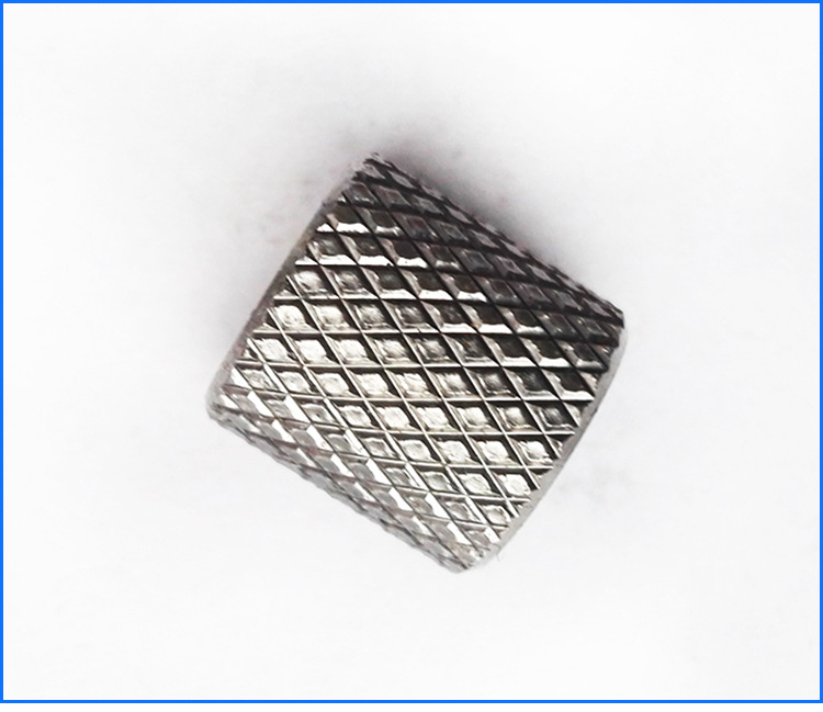 精加工 五金材质网纹 ?10*10*?6.5 网纹不锈钢套 可加工定制
