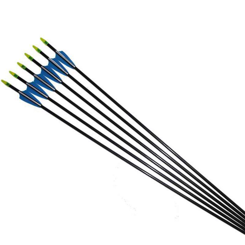 玻纤箭8mm可换头玻纤狩猎箭反曲弓比赛练习用景区户外射击用箭