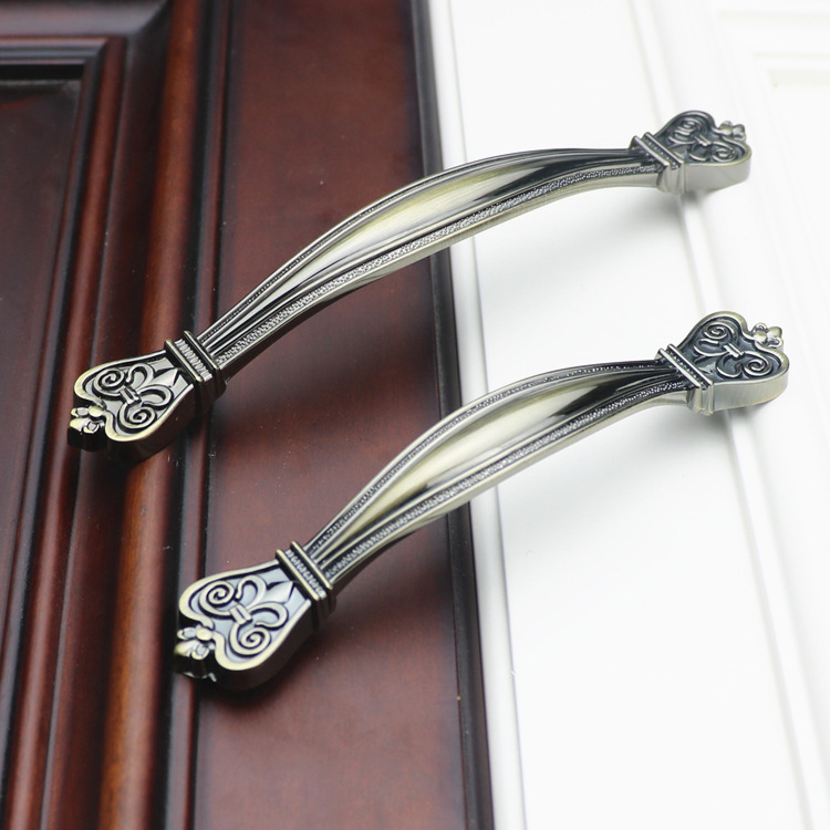 批发拉手 金加银 咖啡色 青古皇冠型 橱柜门柜鞋柜酒柜门把手