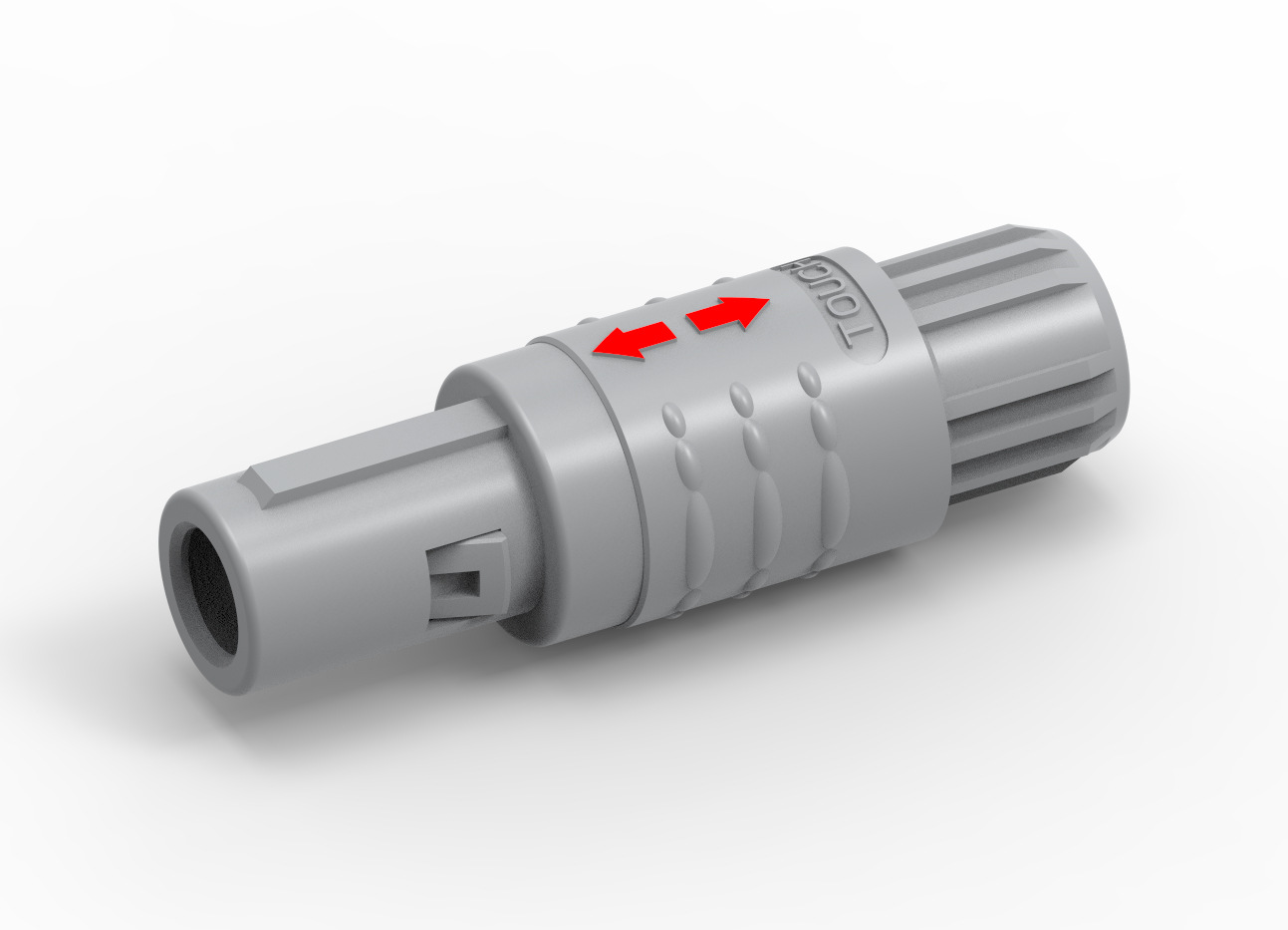 得著1p系列3芯医疗塑料推拉自锁连接器 适用线径2.2-6.0mm