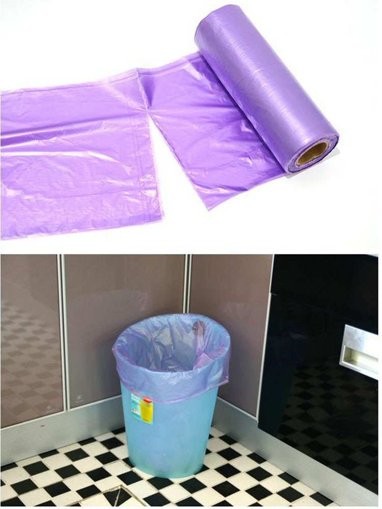 妙洁点断式平底垃圾袋家用清洁袋加厚耐穿刺全新料塑料袋大中小号