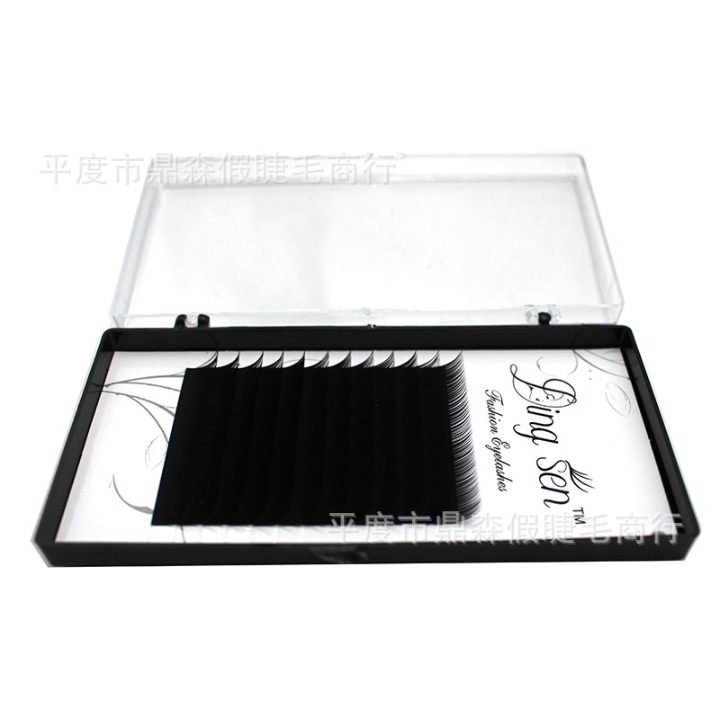 False Eyelashes Factory Wholesale Grafting Eyelashes 0.15 Thickness Camber Can Be Set to Various Height Custom Logo