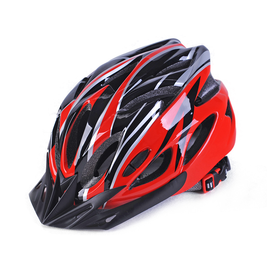 Factory Wholesale Bicycle Bicycle Helmet Road Bike Mountain Bike Integrated Molding Men's and Women's Riding Helmet Adult