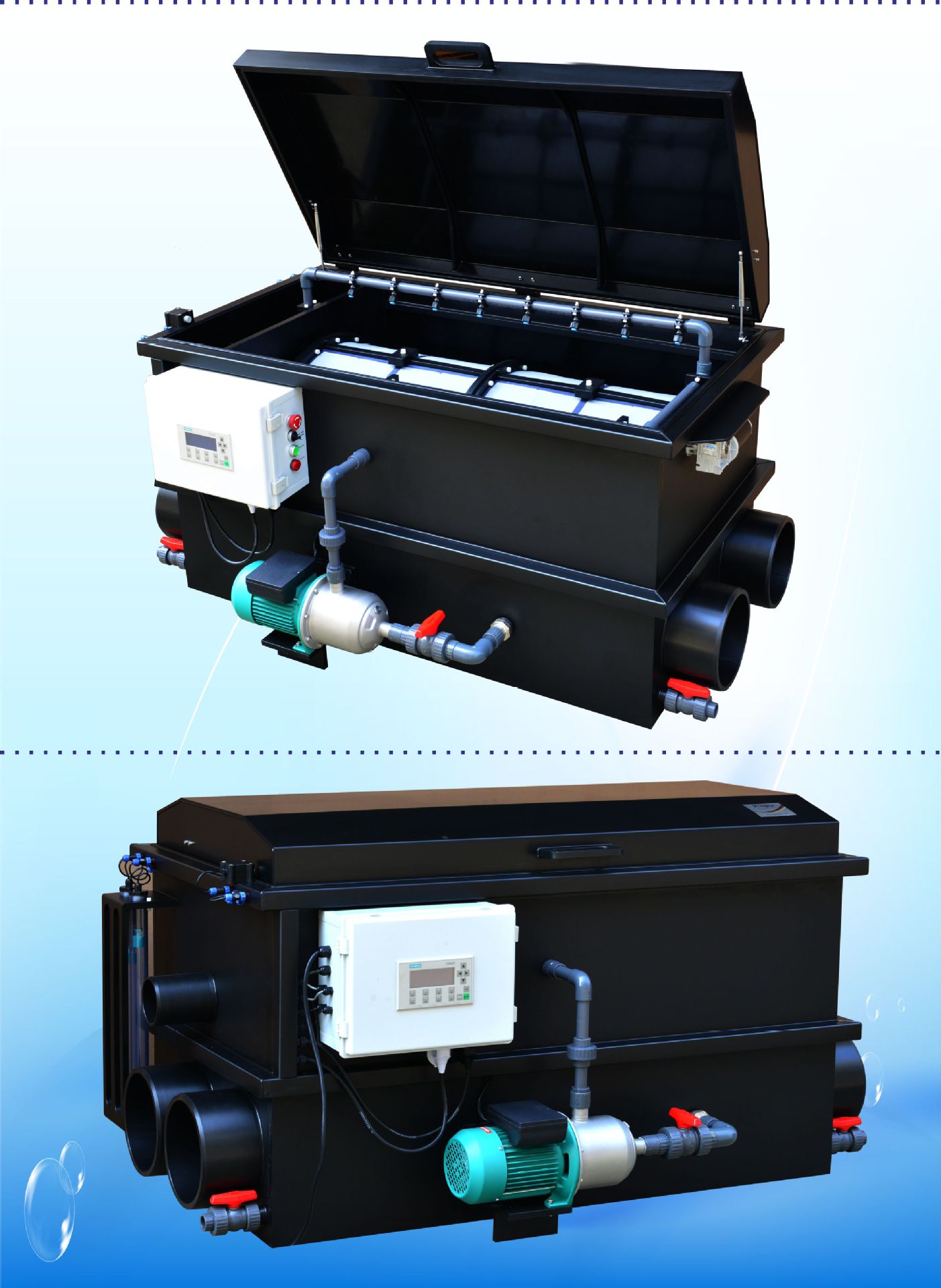 首页 环保 过滤设备 转鼓过滤机 >水景鱼池过滤器 全自动转鼓过滤器