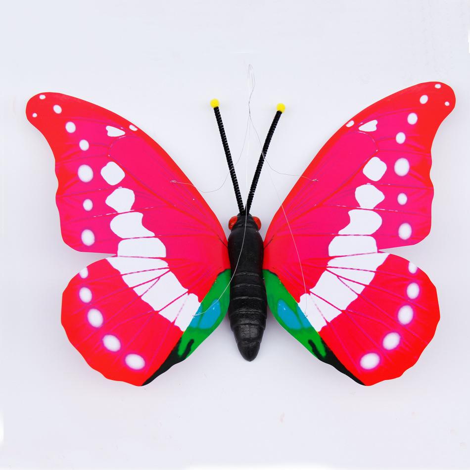 仿真挂式蝴蝶50厘米pvc工艺品装饰多色可选 厂家直销供应