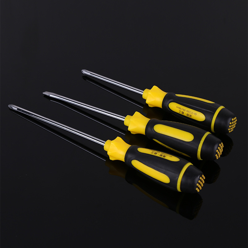 临沂批发4/5/6寸带磁性轴承梅花平口改锥起子 十字一字手动螺丝刀