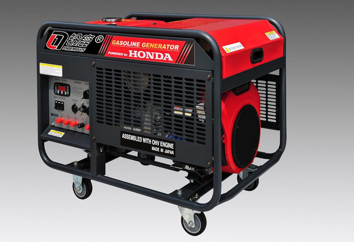 10kw移动式单缸风冷 汽油发电机sh11500 10千瓦便携式发电机 小型