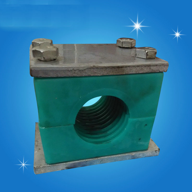 厂家供应 优质耐温重型管夹 华博重型双层管夹