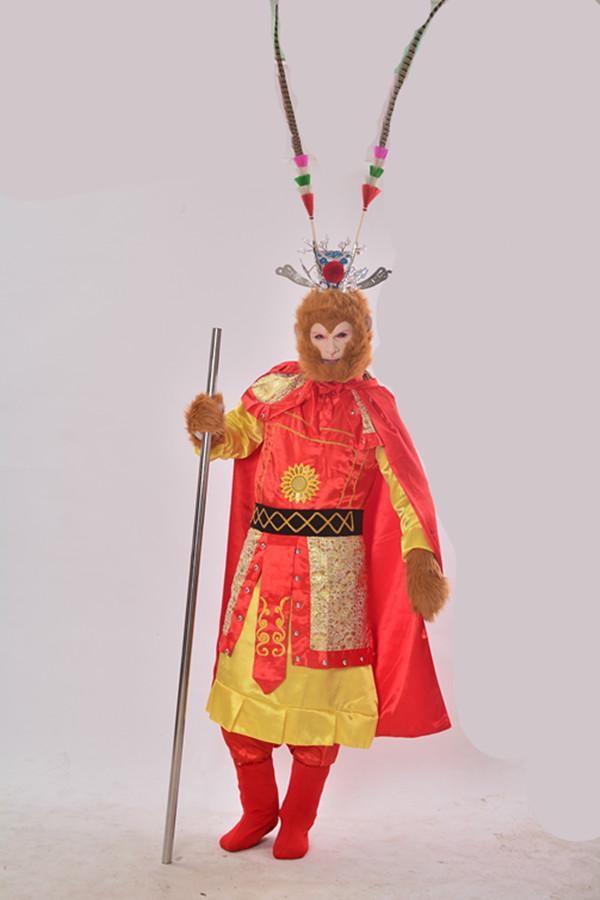 新款孙悟空全套演出服装儿童成人西游记美猴