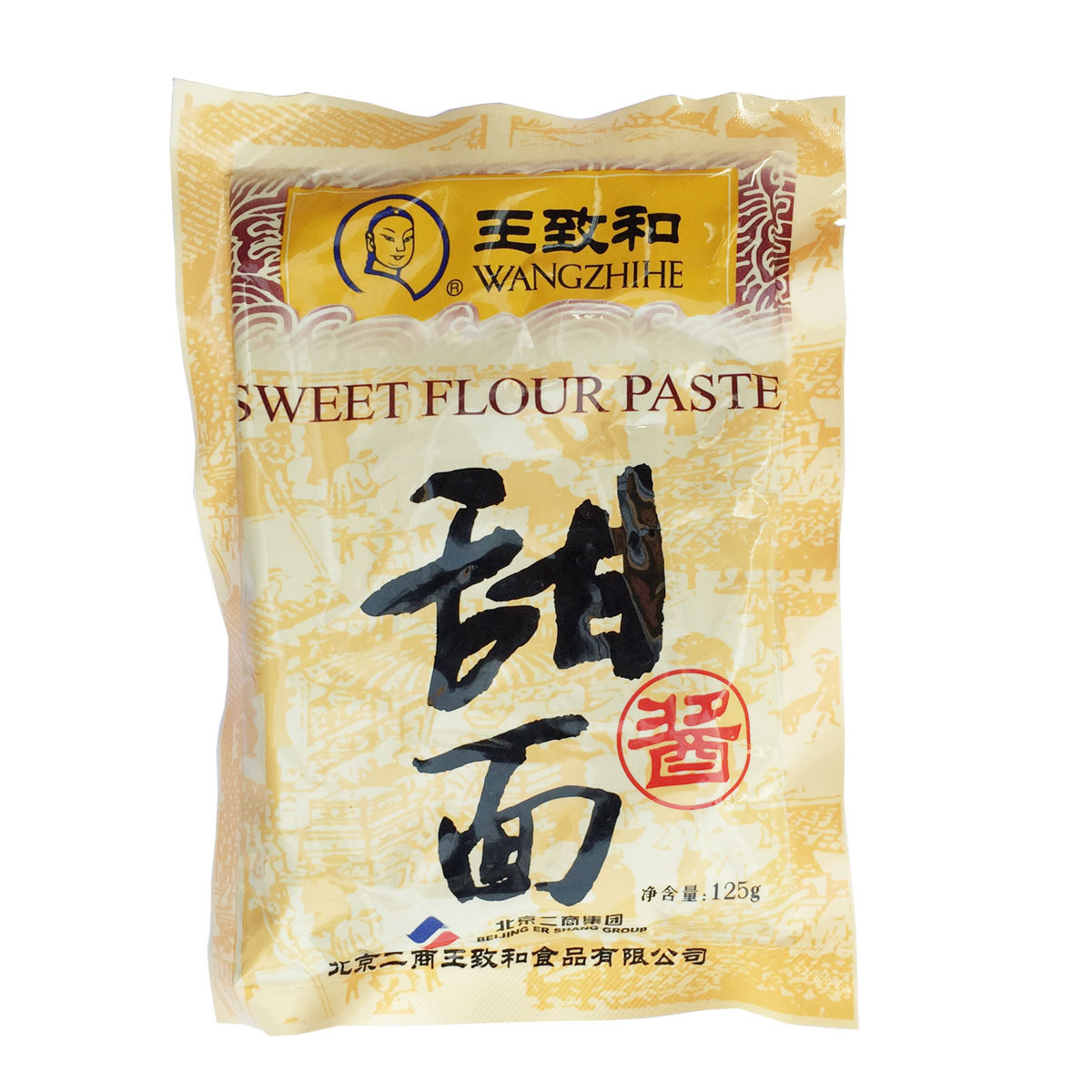 王致和甜面酱125g  40包/箱 手抓饼煎饼鸡肉卷烤鸭蘸酱 40包/箱