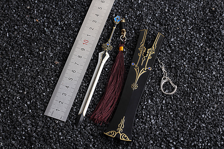 剑侠情缘3 纯阳雪名剑 16厘米合金武器