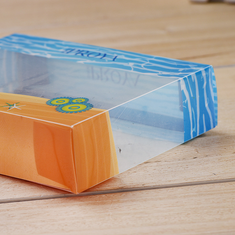 厂家定制pvc磨砂盒pet折盒包装盒彩印烫银工艺pp透明塑料包装盒子