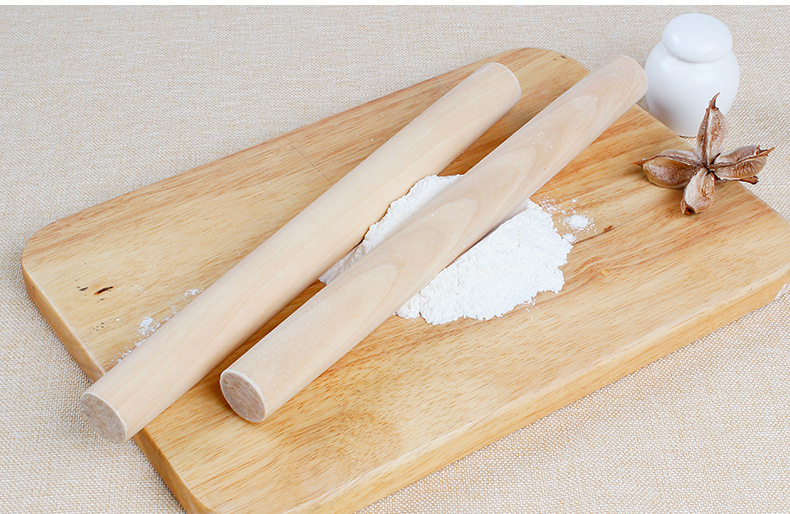 木质擀面杖 饺子皮擀面棍多款尺寸 光滑实用厂家现货