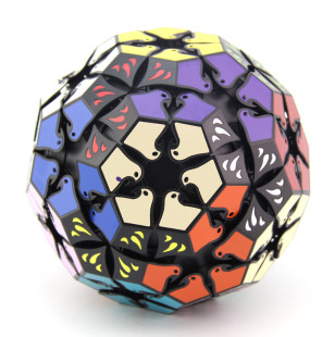 verypuzzle爱情鸟贴纸魔方足球三十二面体 益智玩具智力魔方批发