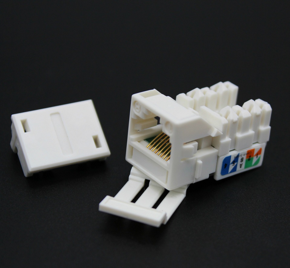 康普款式超五类电脑网络模块 rj45信息模块cat5e模块 可oem贴牌