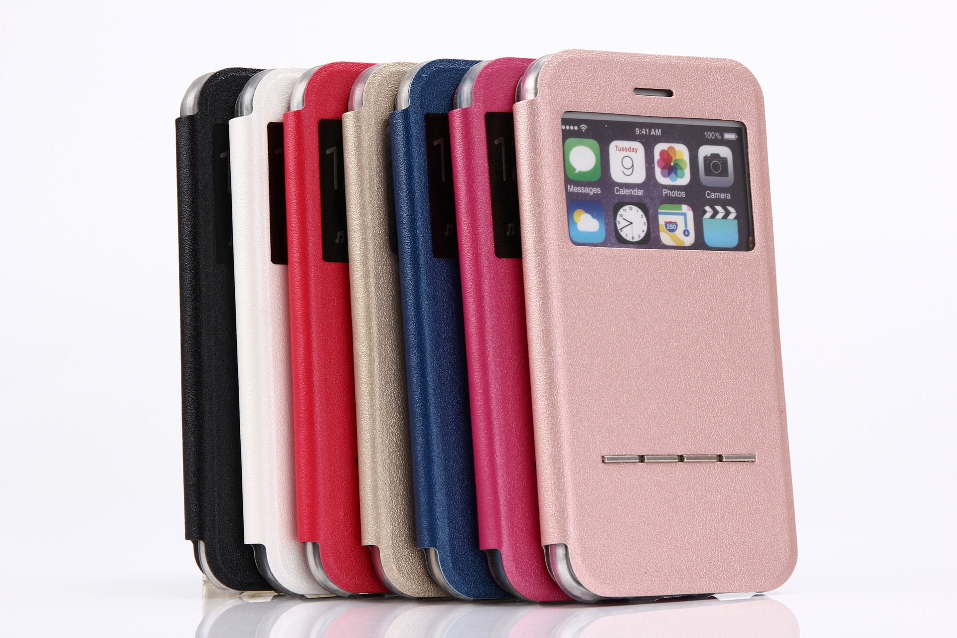 金沙滩s8plus 电压款手机保护皮套,带金属滑块开窗皮套 现货供应