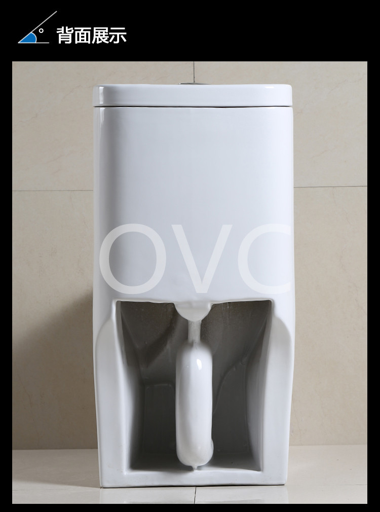 坐便器 热销家用陶瓷连体式蹲坐节能抽水马桶 卫浴厂家批发零售