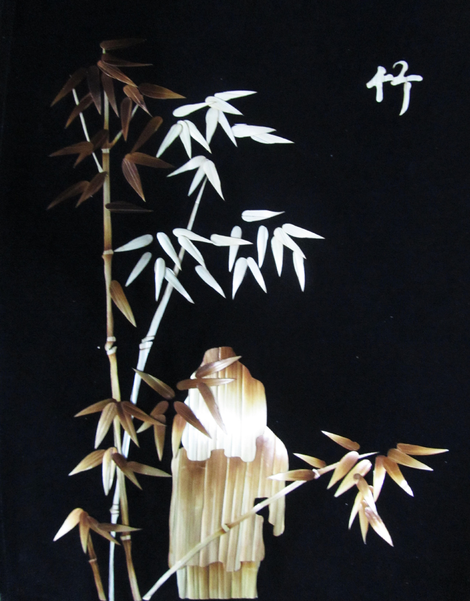 民间手工艺品 批发供应手工艺品 麦杆画 画芯批发小船荡漾 手工