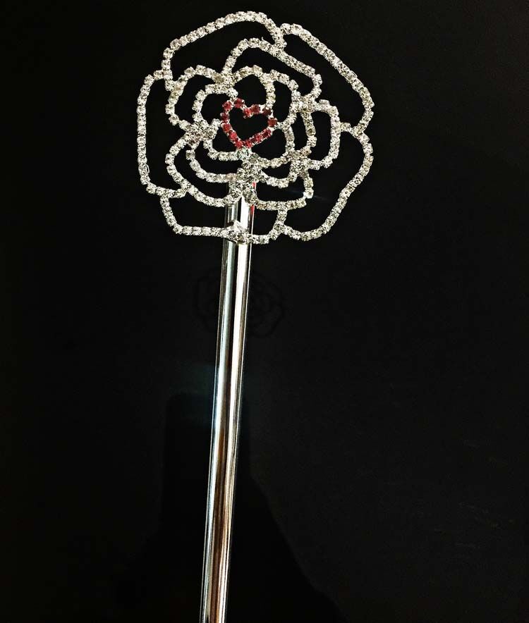 玫瑰花单面权杖 颁奖典礼 礼品 儿童表演