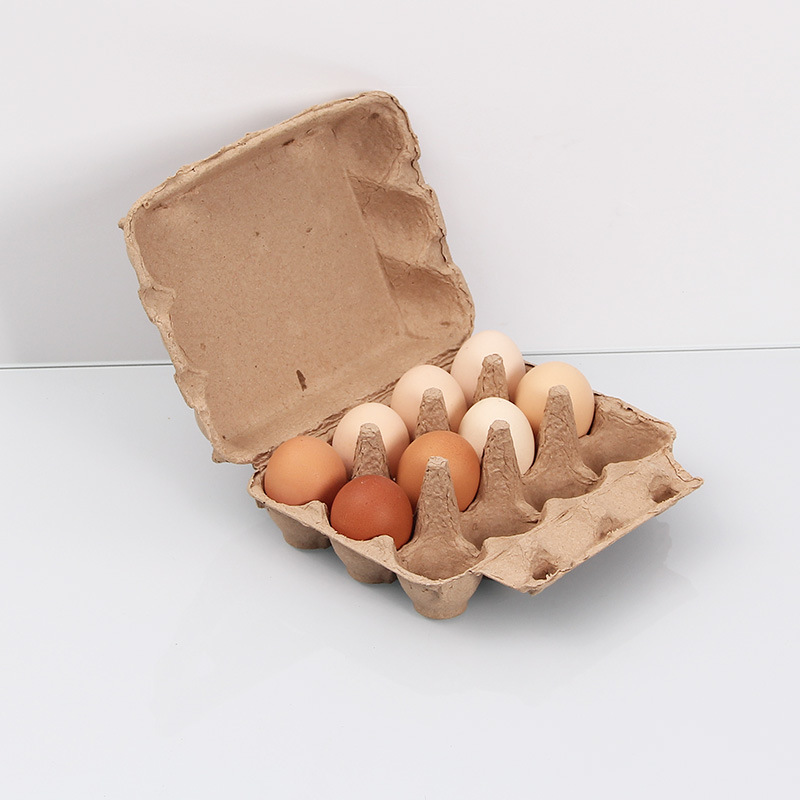 节能 环保纸托 纸浆模塑 防潮 防震 缓冲纸托 六枚装鸡蛋托