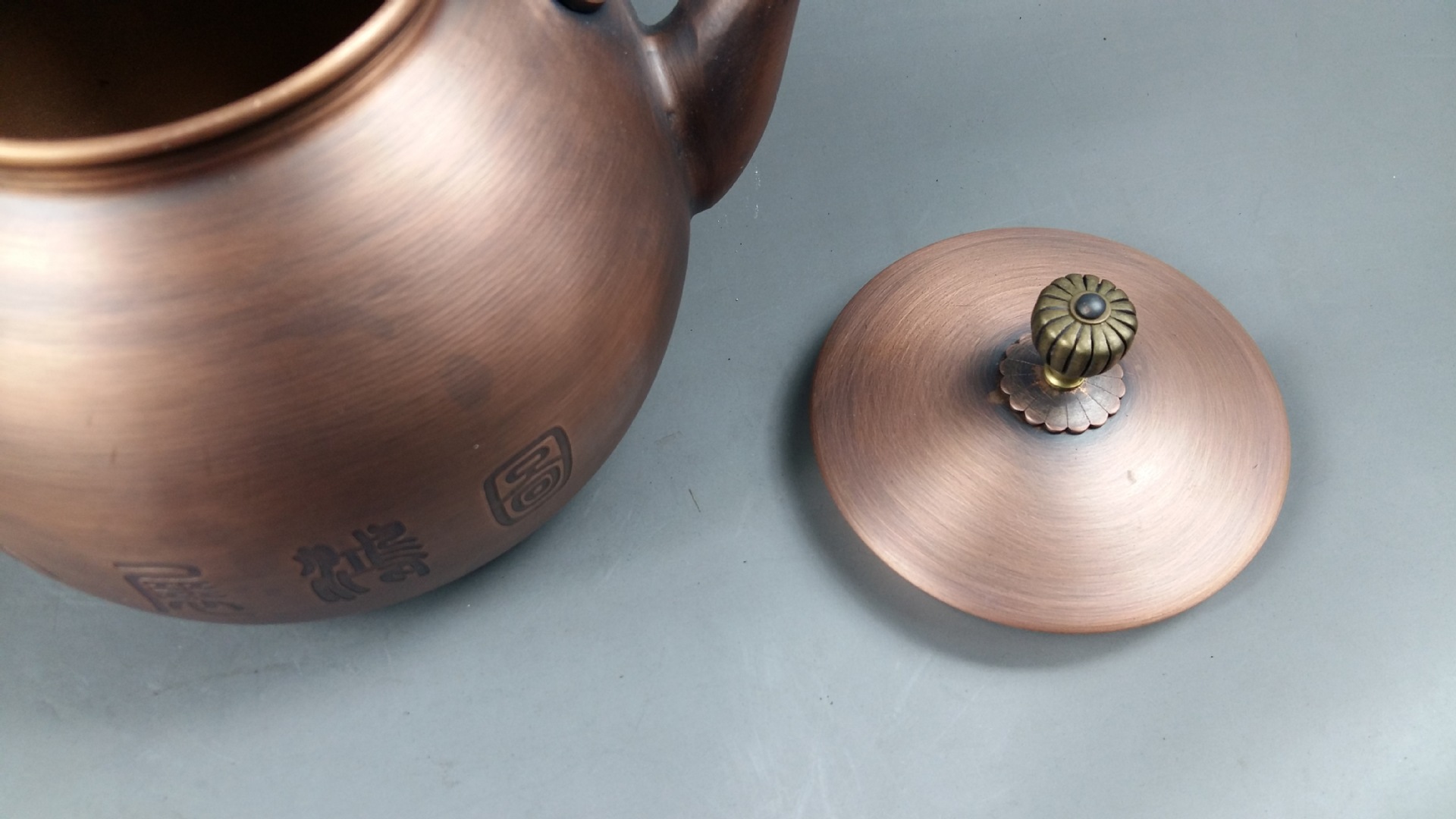 2l做旧铜壶新款