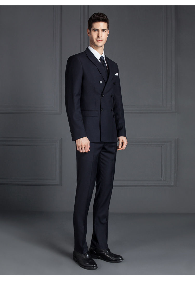 【毛料】套装商务男士西服西装修身韩版正装职业结婚礼服