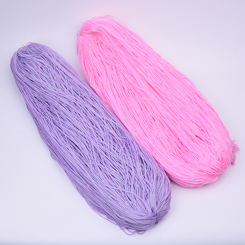 七彩包芯葱丝绳1mm饰品绳线 服装辅料工艺品吊牌绳子线 热卖批发