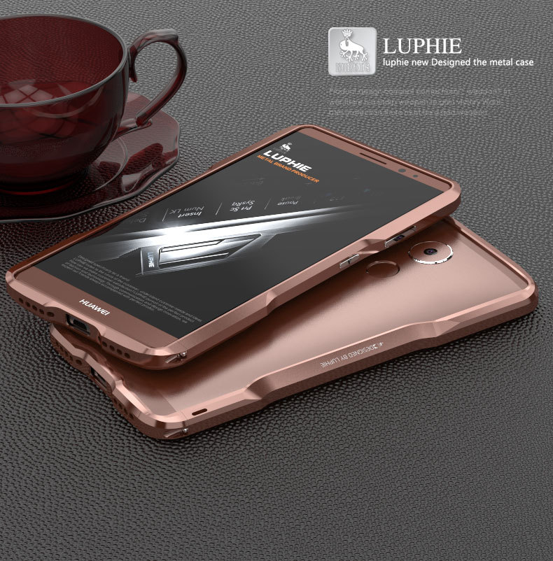 Luphie Incisive Sword Slim Light Aluminum Bumper Metal Shell Case for Huawei Mate 8