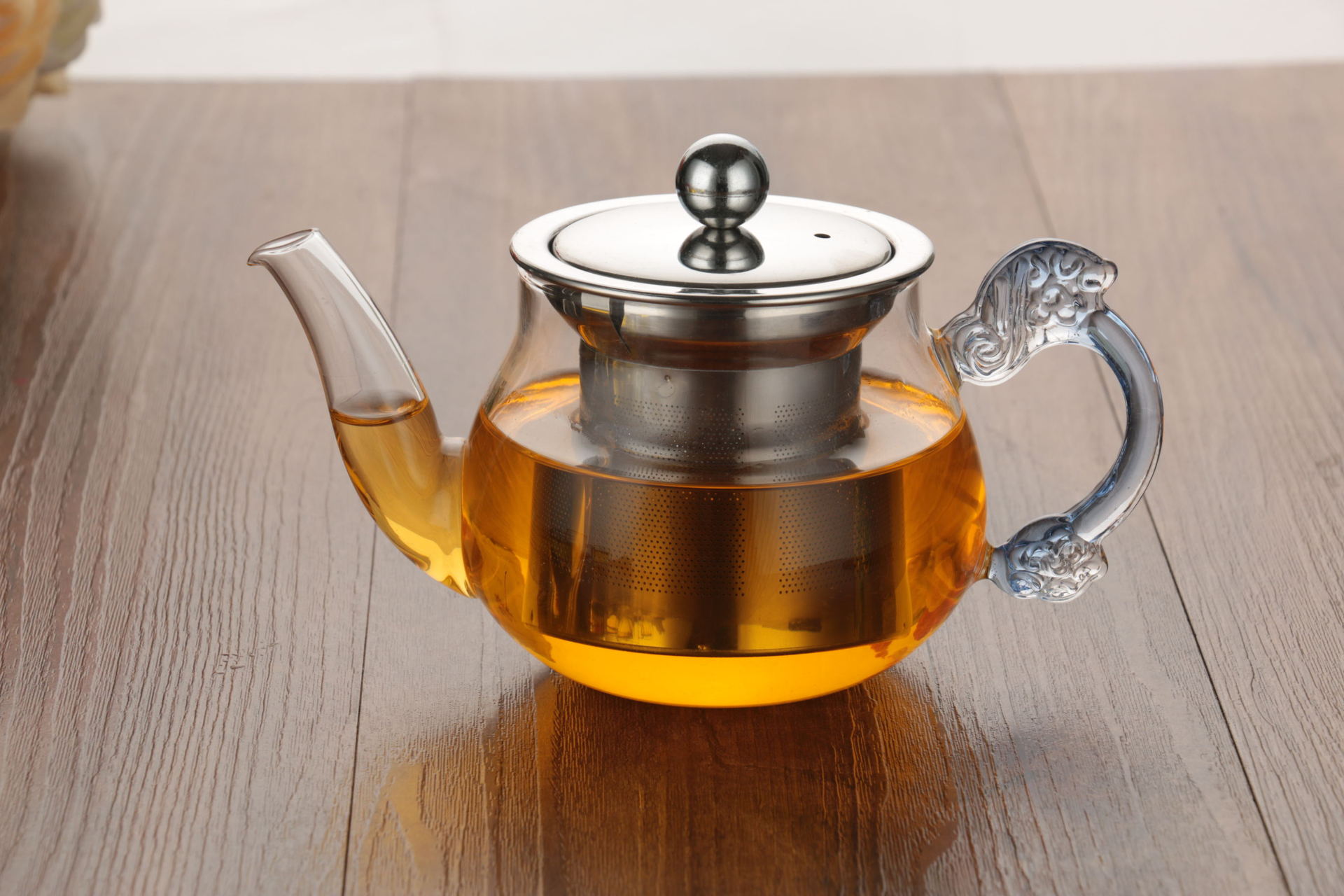 厂家直销功夫壶玻璃茶具玻璃壶耐高温不锈钢内胆过滤泡茶器花茶壶