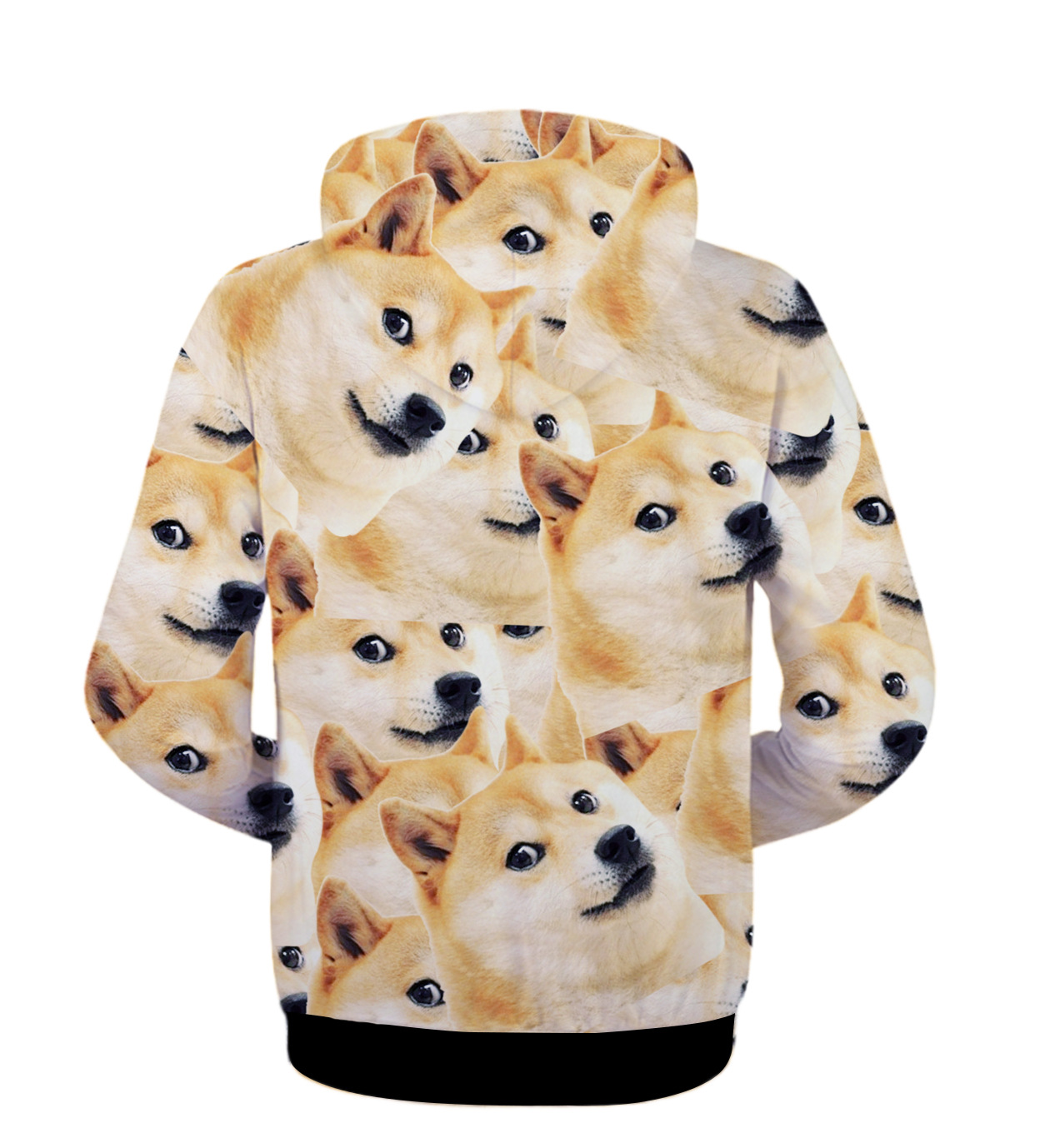 3d夹克连帽欧美外贸男女拉链外套运动保暖动物搞笑嘻哈恶搞连帽衣