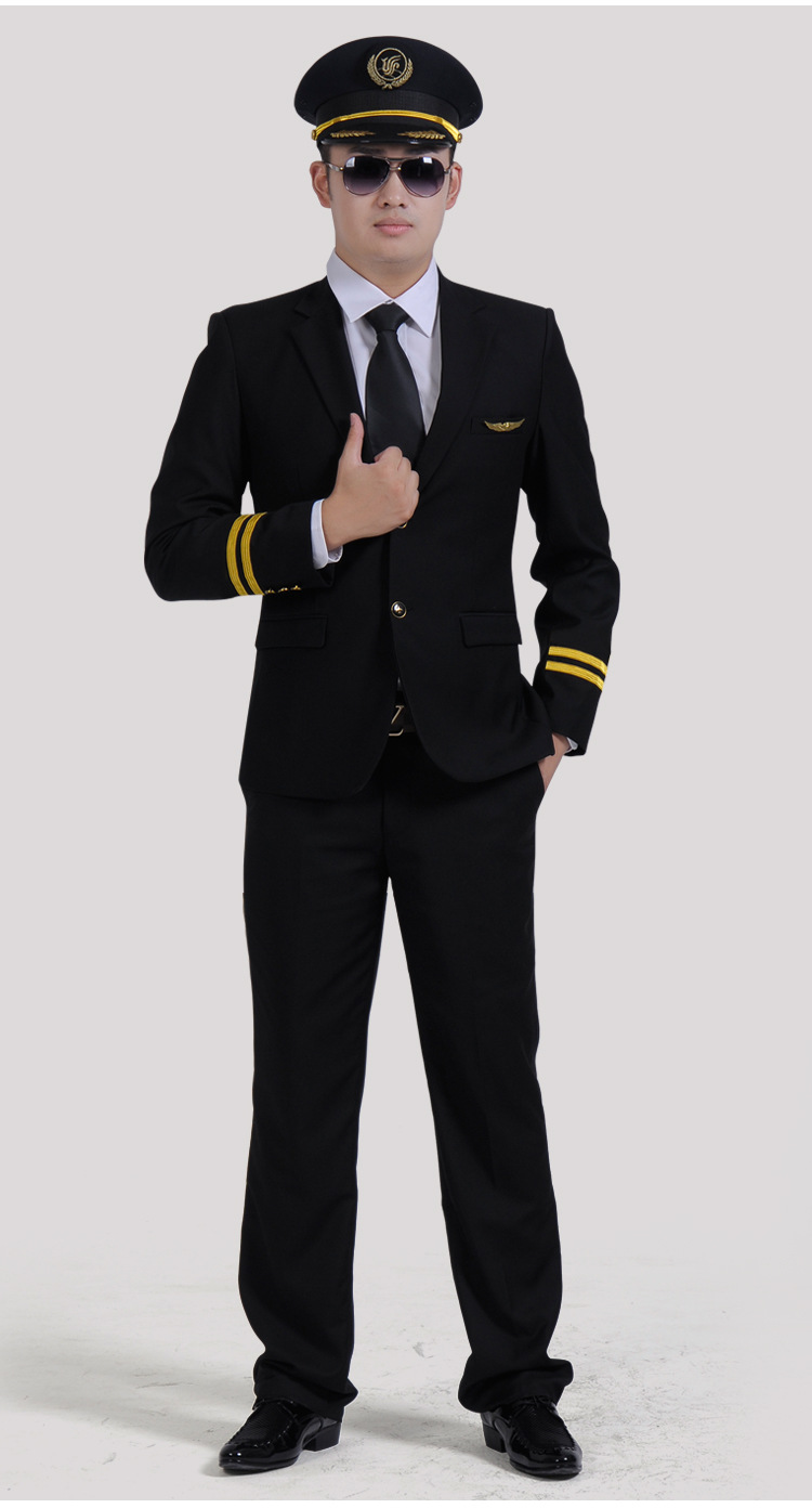 航空机长制服 机师机长制服 飞行员服装 空少制服 工作服厂家批发