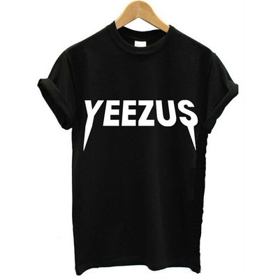 2016夏新款速卖通ebay亚马逊爆款yeezus字母短袖t恤1417