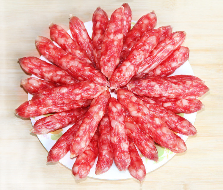 新港腊味广东特产香肠腊肉咸肉东莞肠餐肠广式散装珍珠粒粒腊