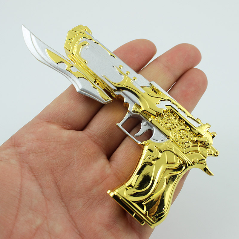 穿越周边 天神沙鹰 带底座 12厘米合金cf玩具武器