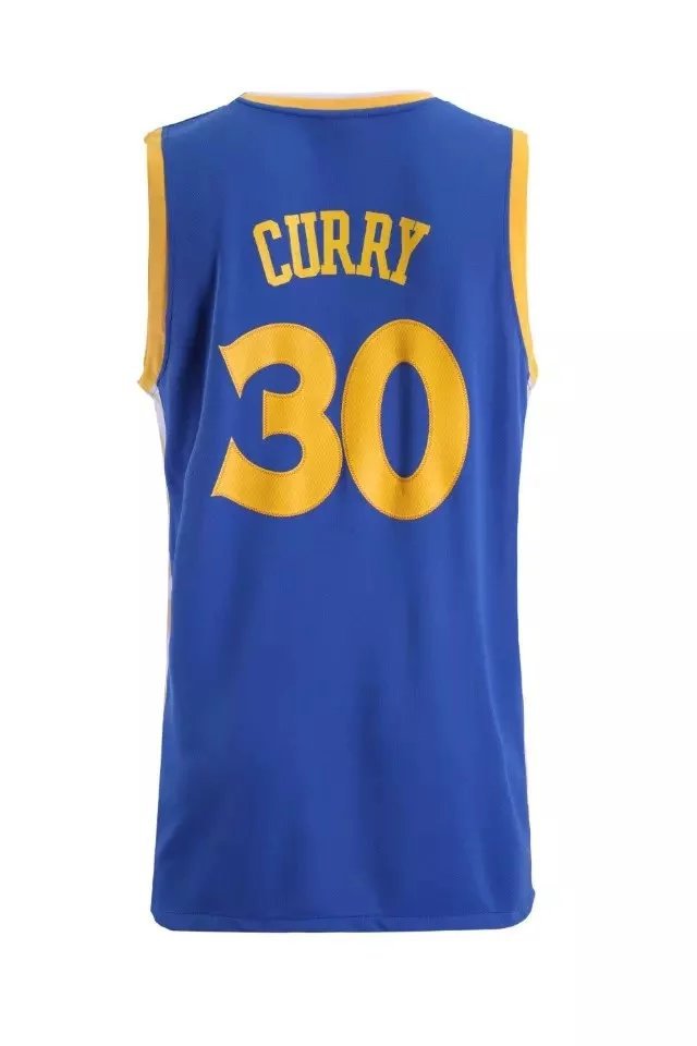 2016新款勇士队球星篮球服萌神库里30号运动球衣上衣现货一件代发