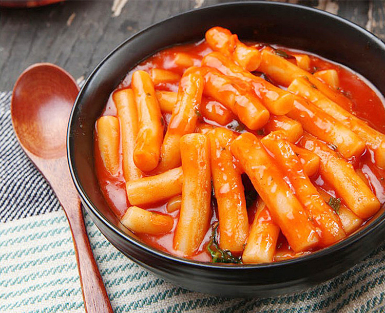 h餐饮料理批发 韩式新娘子火锅年糕条 打