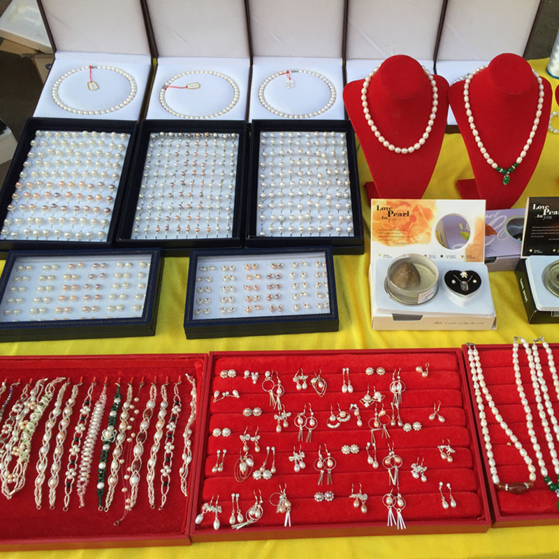 地摊珍珠批发小饰品北海珍珠首饰项链民族风火爆跑江湖天然珍珠