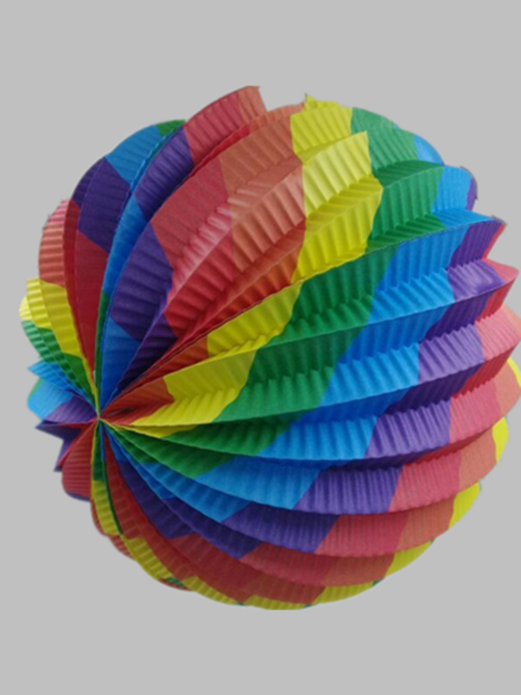 供应纸灯笼 西瓜纸灯笼 红色西瓜纸灯笼 七彩西瓜纸灯笼